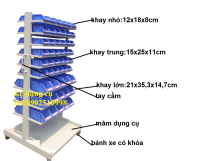 Kệ dụng cụ 2 mặt 